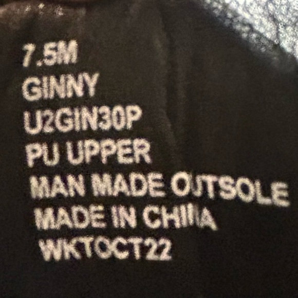 Union Bay Ginny Tan brown Lace-Up Zipper chunky ankle boots women’s size 7.5M - Picture 4 of 9